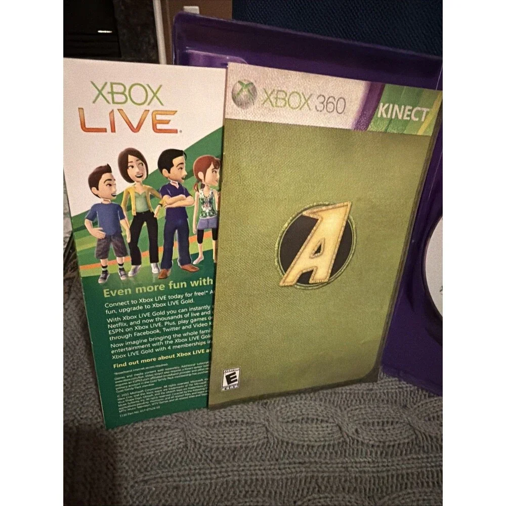 Kinect Adventures - Xbox 360 - CIB Complete Game Disc Excellent Condition